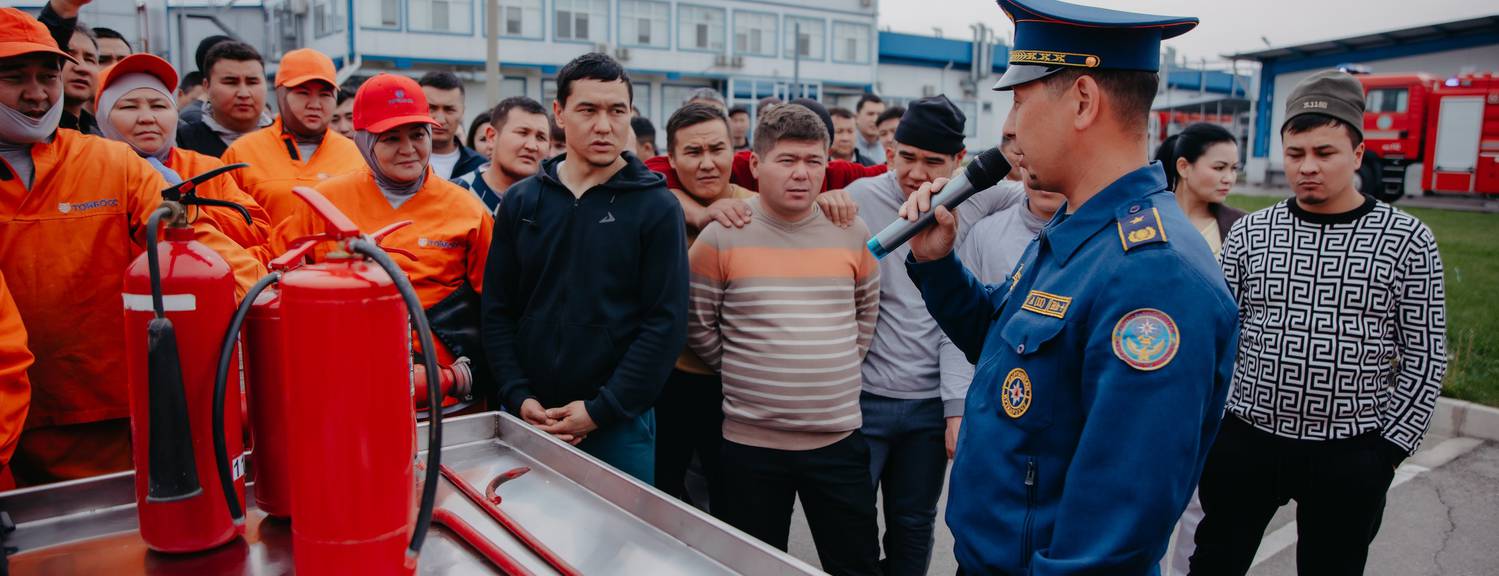 Тойбосс На заводе "Тойбосс" прошли пожарно-тактические учения